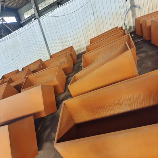 Piastra in acciaio resistente agli agenti atmosferici in lamiera di acciaio Corten B da 6 mm